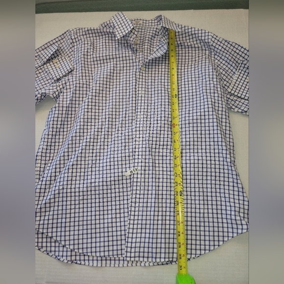 Mens Peter Millar Button Down Long Sleeve Collared W/pocket XL Plaid 100% Cotton - Picture 3 of 10